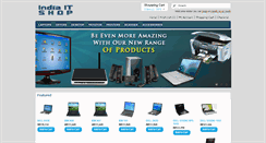 Desktop Screenshot of indiaitshop.com