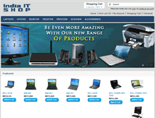 Tablet Screenshot of indiaitshop.com